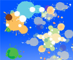 Splash art Colored Vector